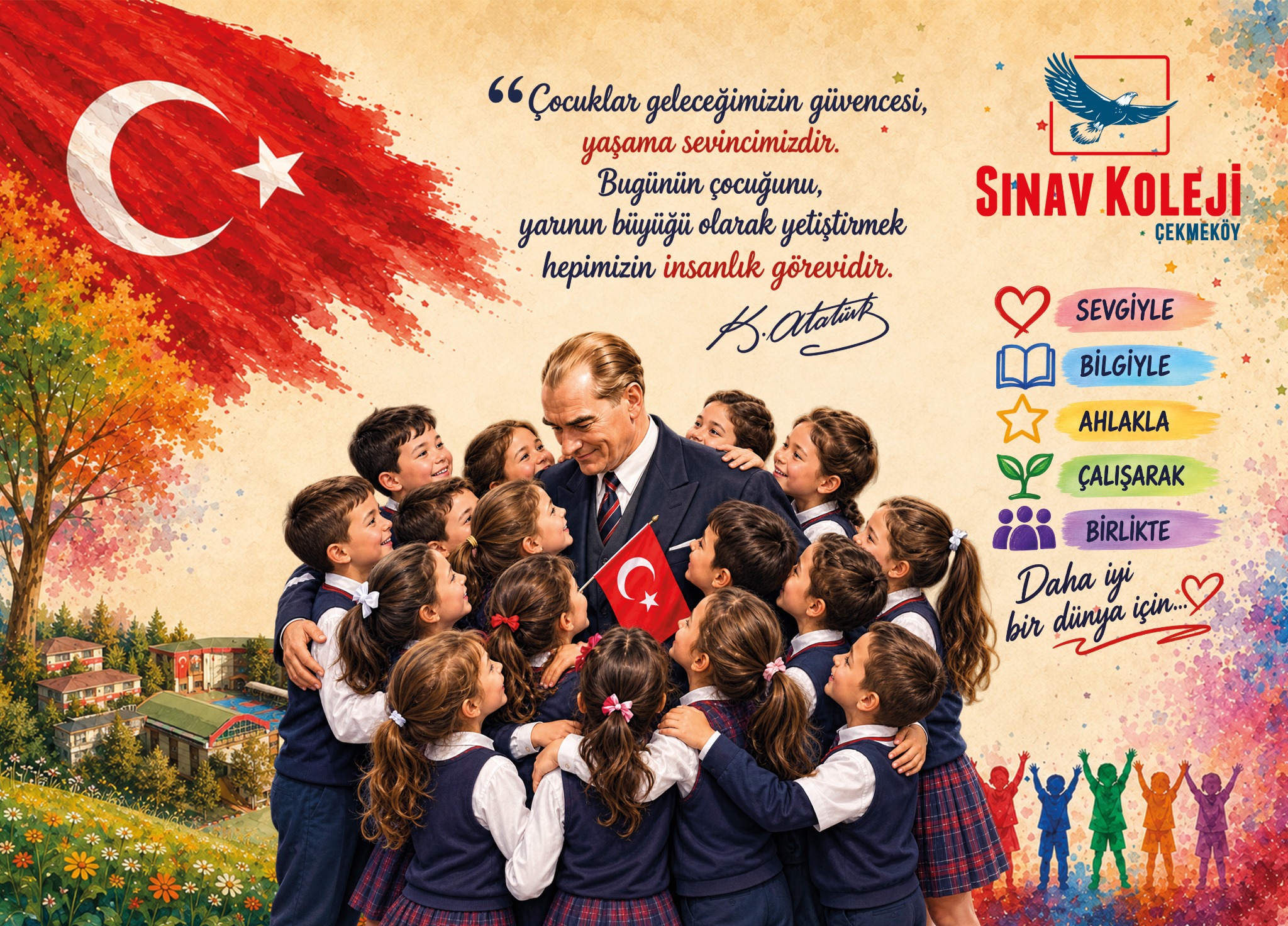 Atatürk ve çocuklar